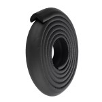 Corners protection strip, length 2 m, 35 mm, tables, baby's room, black color